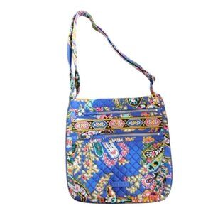 Vera Bradley Iconic Triple zip Hipster Romantic Paisley Handbag NWT $70
